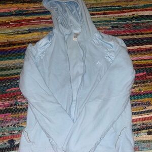 Adidas Sky Blue Fleece Jacket